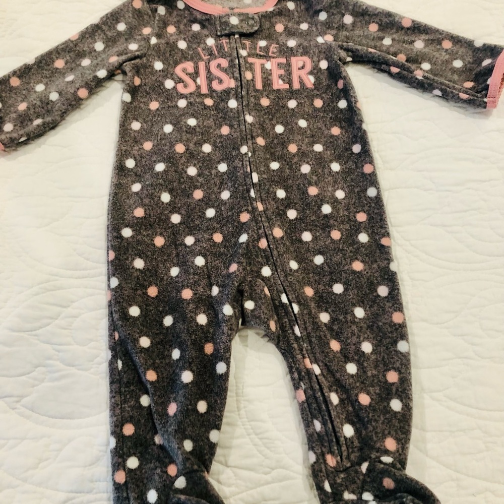 Carter’s Little Sister flannel pajamas